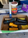 Flashlights, Cable Ties, Squeegee, Fly Strips