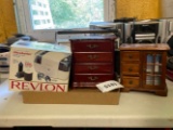 Jewelry Boxes & Revlon Hair Curlers