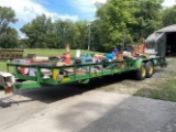 7’x28’ Flatbed Trailer, Loading Ramp