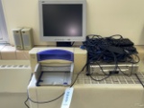 Sanyo VCR, AOC Computer Monitor & Printer, Keyboards, Speakers