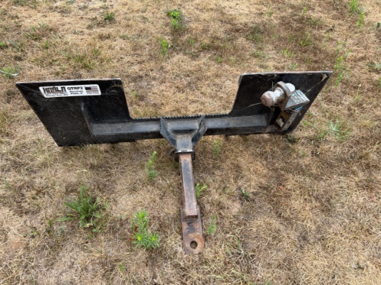 Skid loader receiver plate
