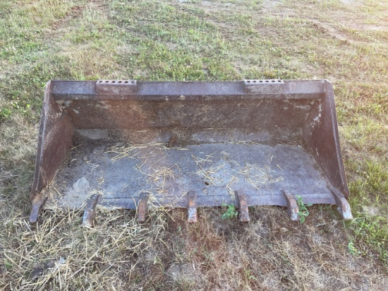 Skid loader ripper tooth bucket