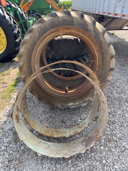 15.5-38 Clamp on Duals and 10” Spacers