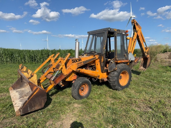 Case 580B Backhoe