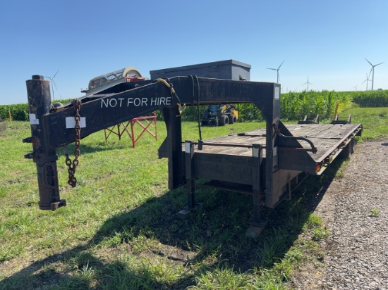 Gooseneck Econoline Trailer - 29’ Long - 24’ Deck and 5’ Dovetail w/ ramps