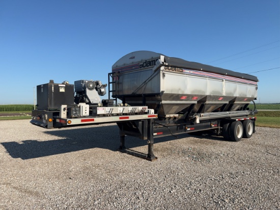 2018 Adams Adams Stainless 32’ Steel 3-Compartment Tender Trailer w/ Self-Contained Diesel Engine &