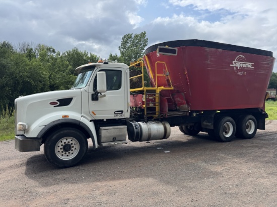 2018 Peterbilt Feed Truck w/ Supreme 1400T Mixer