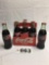 Collectible un-opened coca-Cola Dale Earnhardt Senior and Junior six pack glass bottles