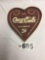 Wood hand painted Coca-Cola heart