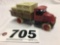ERTL Budweiser proximately 1:32 scale flatbed delivery truck bank with key