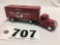 ERTL Anheuser-Busch Budweiser 1941 Ford truck and horse trailer bank with key