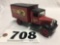 ERTL Anheuser-Busch Budweiser 1931 Hawkeye die cast metal bank approximately 1:32 scale with key