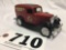 ERTL Anheuser-Busch Budweiser replica Ford 1932 delivery van diecast metal bank with key