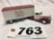 ERTL 1948 Diamond T Truck n trailer National Toy Truckin Construction show diecast metal bank w key