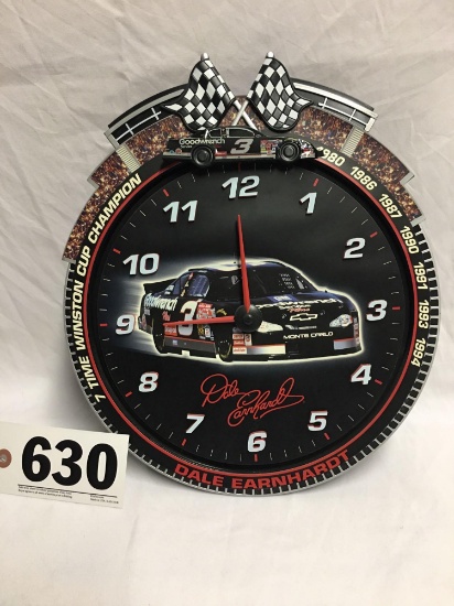 Dale Earnhardt collectible hanging wall clock