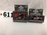 TLot of 2- Amoco Die-cast replica Sprint car and NASCAR; 1:64 scale