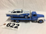 Replica 1951 Ford car hauler truck with replica 1956 Ford race car With box