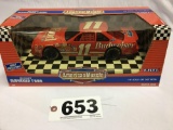 ERTL American muscle 1/18 scale die cast metal Bill Elliott Budweiser T-bird collectors edition car