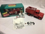 ERTL Coca-Cola diecast metal stake truck with Coca-Cola vending machines and dolly cart