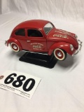 Coca-Cola 1949 Volkswagen bug on display stand