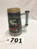 Budweiser sports series auto racing stein numbered 39534