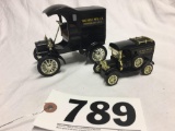 ERTL 1905 Ford's first delivery car and 1918 Ford model T delivery van 