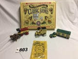 ERTL The Old Farmers Almanac 200th anniversary special collectors edition bank set w/ box & Almanac