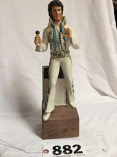 Elvis Presley McCormick limited edition decanter "Sincerely, Elvis '77"