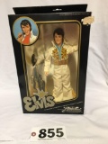 Eugene Doll Co. Elvis Presley Graceland with white jumpsuit, guitar, microphone and stage like