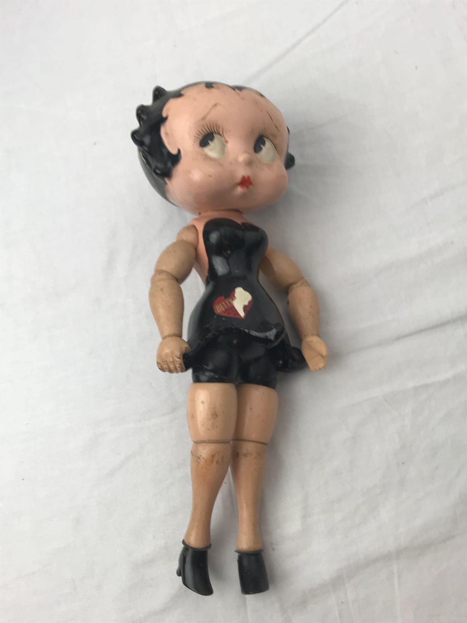 betty boop doll black dress Gorgeous Collectible Betty Boop Stuff Doll, 20 Inches Tall. Black Dress