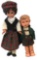 2 Vintage Collectors Costume Dolls, One Hummel