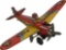 Very Rare Masudaya Wind-up Tin Toy Airplane