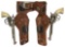 Kilgore Long Tom Cap Pistol Pair with Gun Belt