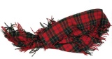 Vintage Scottish Wool Tartan Scarf/Sash