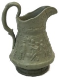 Antique Ridgway Pottery Relief Molded Pitcher