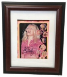 Christina Aguilera Signed and Framed Photograph