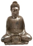 Garden Statue of Sitting Buddha in Meditation