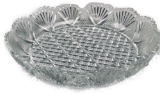 Vintage Pressed Glass Shallow Bowl/Relish Tray