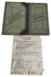 Two Record Books of a Family's Expenses in the Years 1935 - 1940