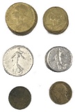 22 French Foreign Currency Coins