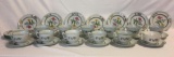 Spode China Collection of Cups, Saucers, and Desert Plates