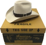 Vintage American Cowboy Hat by American Hats, Houston, Texas