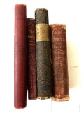 4 Antique Books, Three 19th Century, Two Early 20th Century