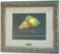 Vintage Original Antonio Gusini Pear & Lemon Canvas Oil Painting