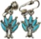 Pair of Vintage Turquoise Dangle Earrings