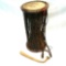 Rare Vintage Tribal Drum and Hand Carved Stick