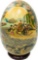 Vintage Satsuma Hand Painted Porcelain Egg