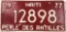 1977 Haiti Automobile License Plate