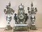 French Louis XVI 3pc Mantel Clock set