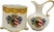 Vintage City of Nuremberg 2 Souvenir Pottery lot marked RW Bavaria w/Minor Arms